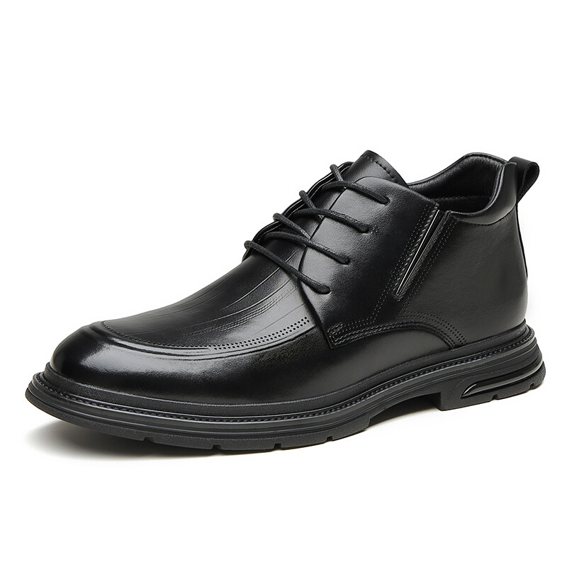

Ботинки мужские Men"s Casual Men High-Top, черный Qiaonai