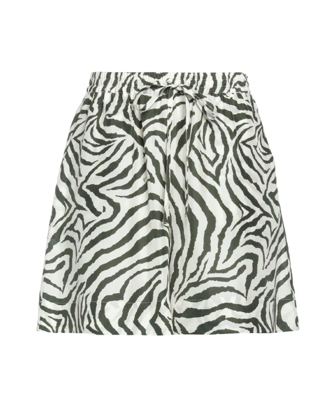 

Белое, коричневое, сангрия, короткое платье P.A.R.O.S.H., мультиколор