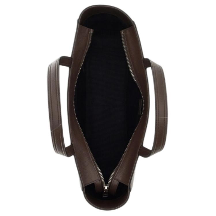TOD'S Средняя мужская сумка через плечо из коровьей кожи brown — фото 4