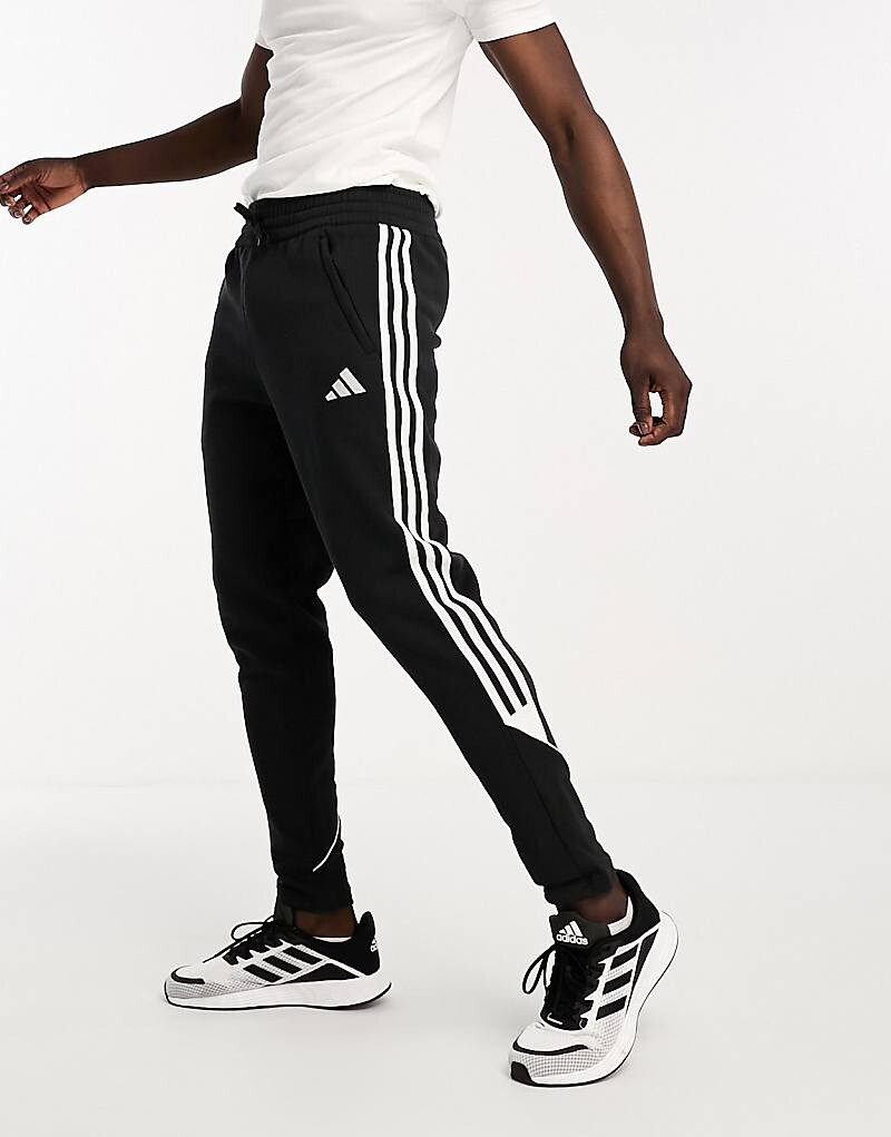 

adidas Football – Tiro – черные спортивные джоггеры