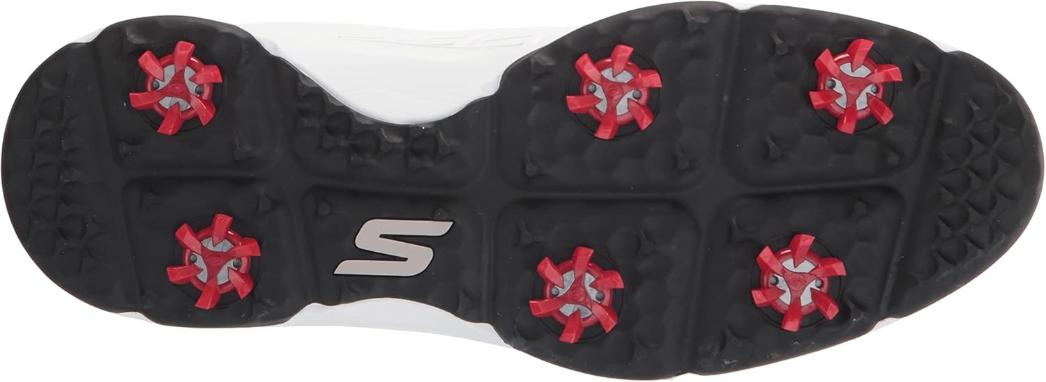 Мужские водонепроницаемые гольф-ботинки Skechers Torque, белый/черный — фото 4