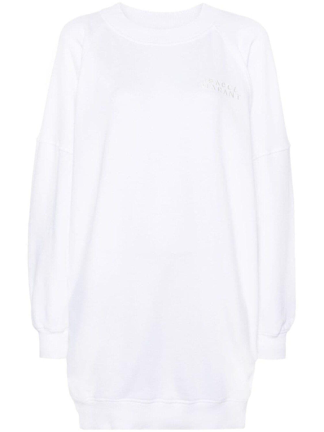 

ISABEL MARANT платье-толстовка Tenery из органического хлопка, белый