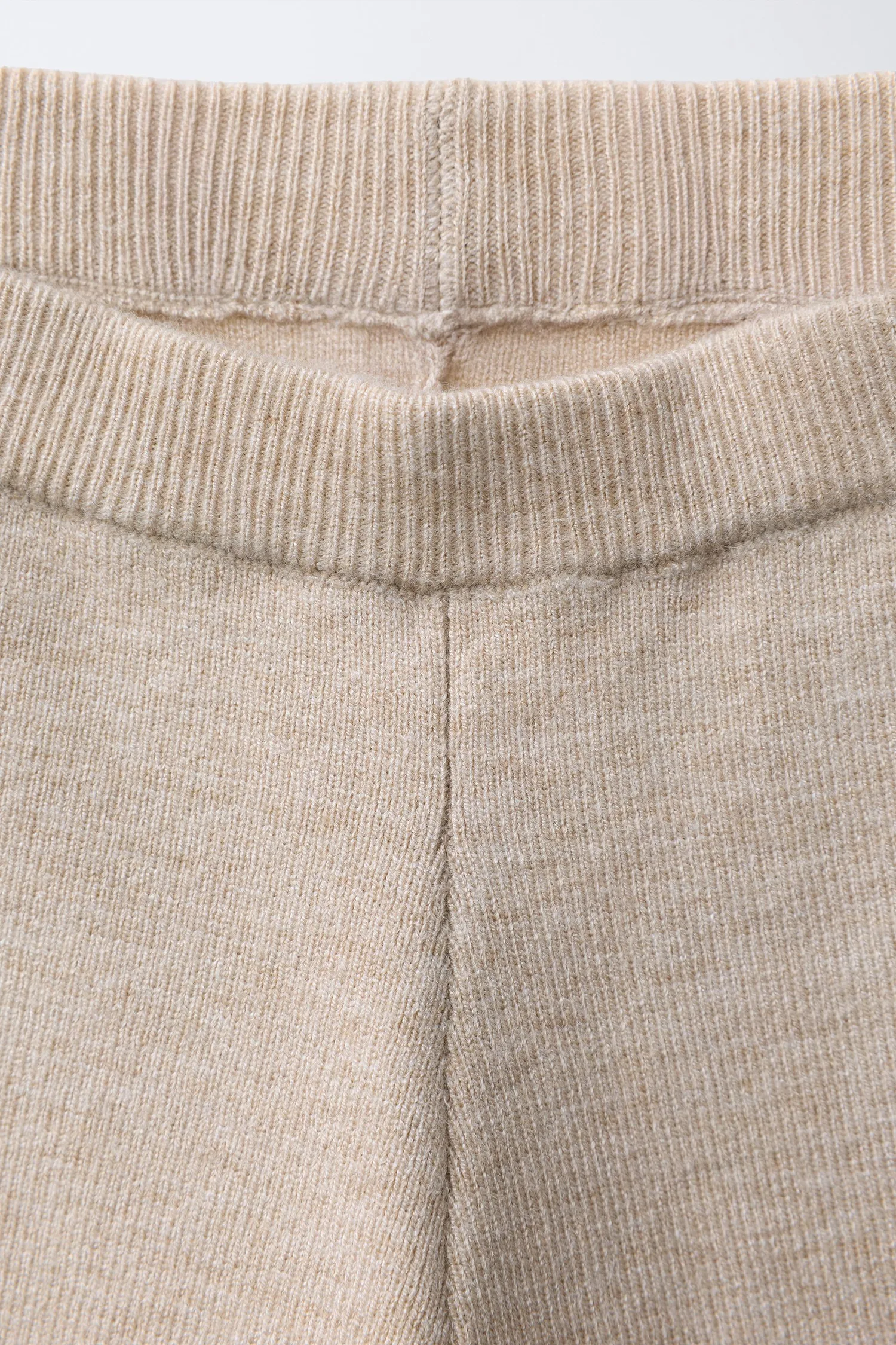 Вязаные кюлоты с бантиками Zara, бежевый — фото 3
