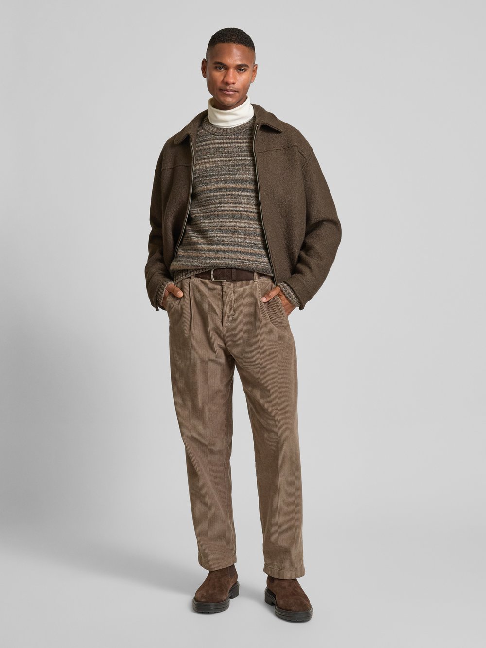 

Вязаный свитер с круглым вырезом модель 'PATELEY' Barbour, антрацит