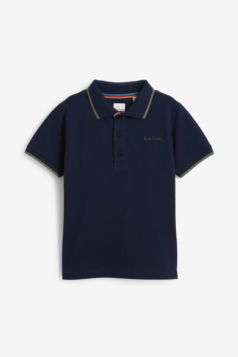

Фирменная рубашка-поло для мальчиков с короткими рукавами Paul Smith Junior, синий