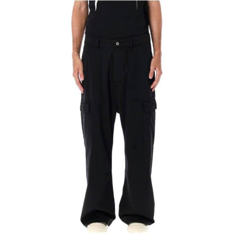 

Брюки-карго мужские черные Rick Owens Drkshdw, черный
