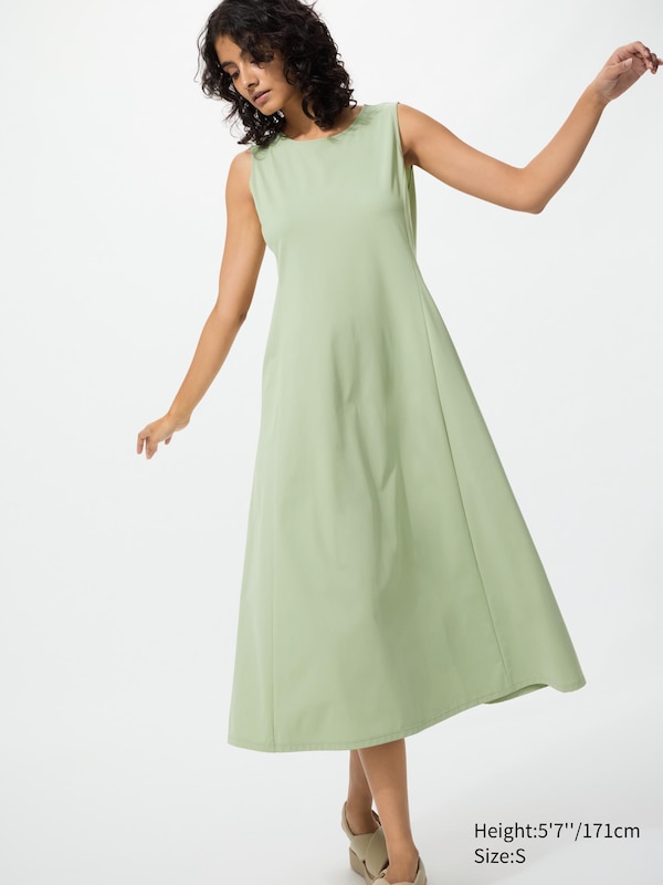 

Ультраэластичное платье AIRism без рукавов Uniqlo, 51 green