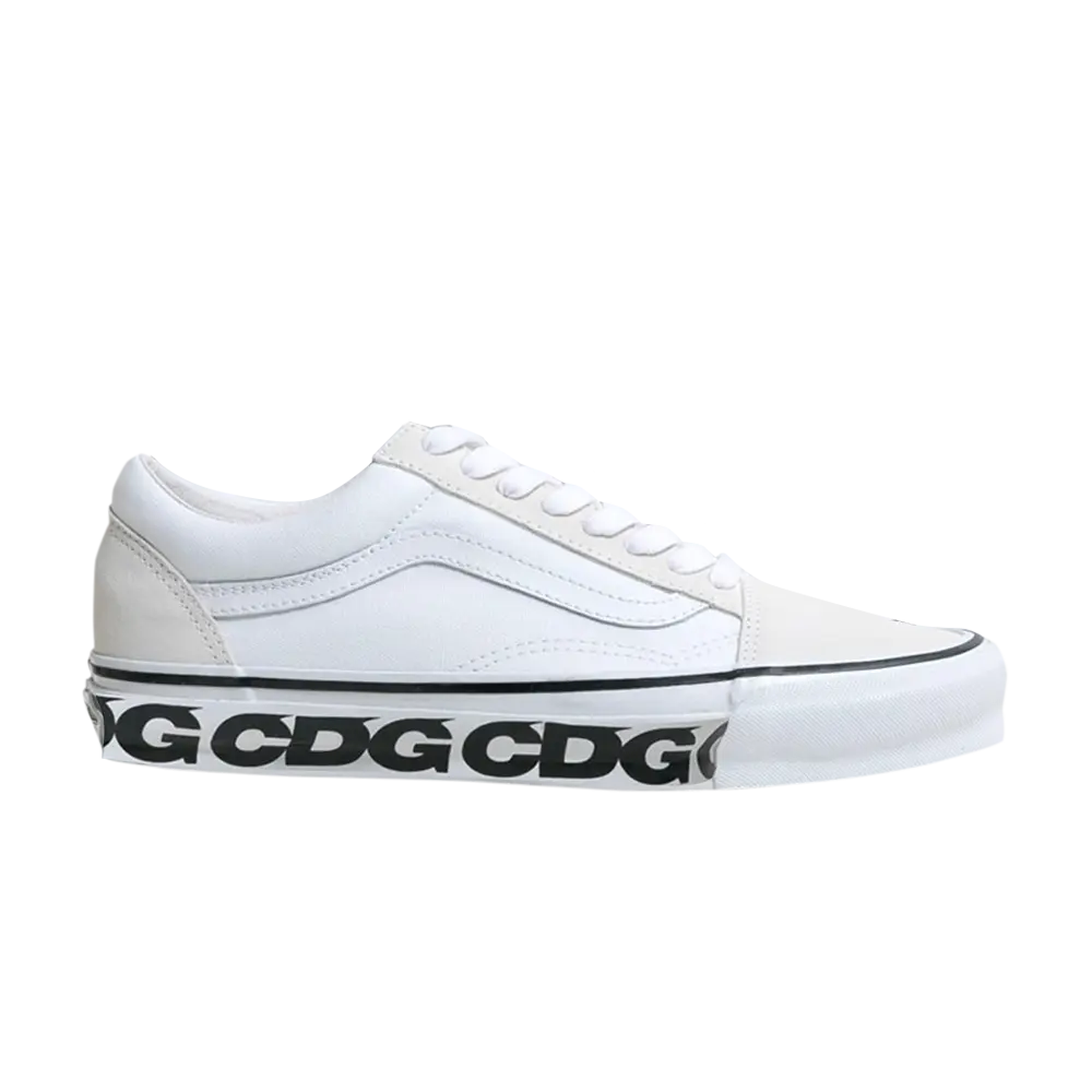 Кроссовки Comme des Garçons x OG Old Skool LX Vans, белый