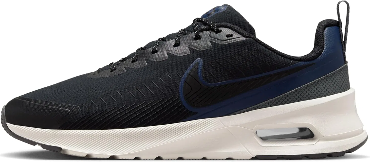 Мужские зимние кроссовки Nike Air Max Nuaxis, Black Midnight Navy Midnight Navy