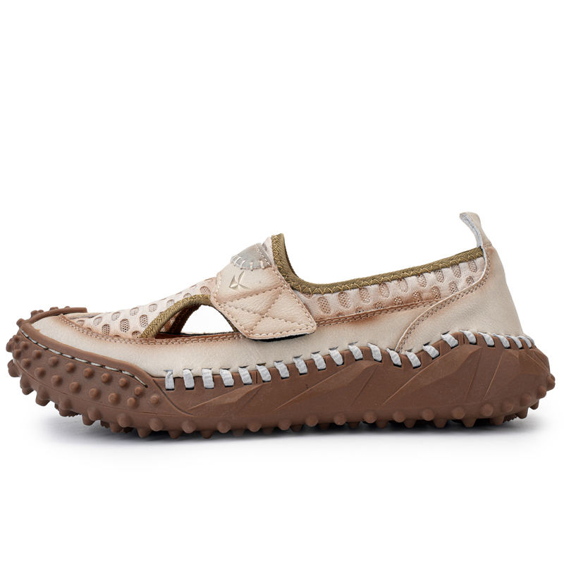 

ZAMST Дышащие низкие повседневные туфли мужские бежевые, цвет Beige