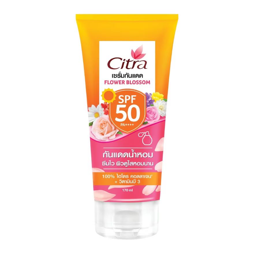 

Citra Солнцезащитная сыворотка Flower Blossom SPF50 PA++++ 170 мл. เซรั่มกันแดด เซรั่มโลช, Orange