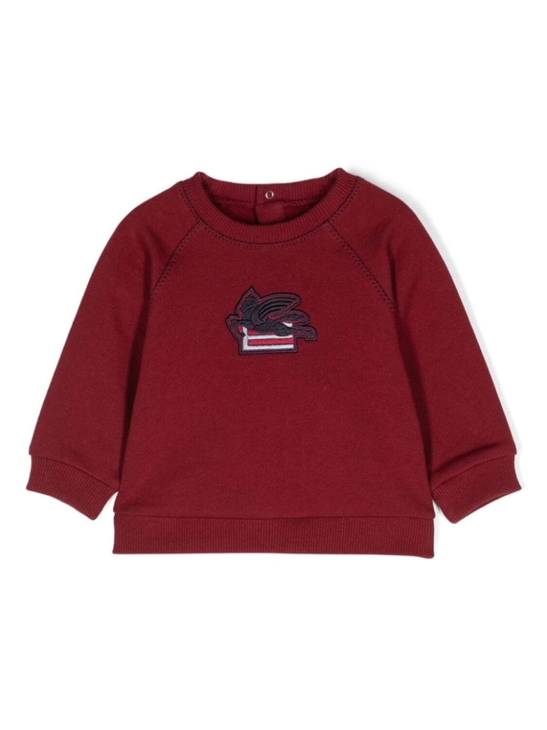 

ETRO KIDS толстовка с вышивкой Pegaso, красный