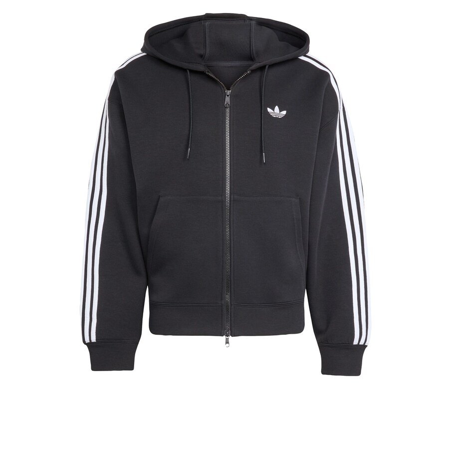 

Толстовка с капюшоном на молнии ADIDAS ORIGINALS Adicolor Spacer, черный
