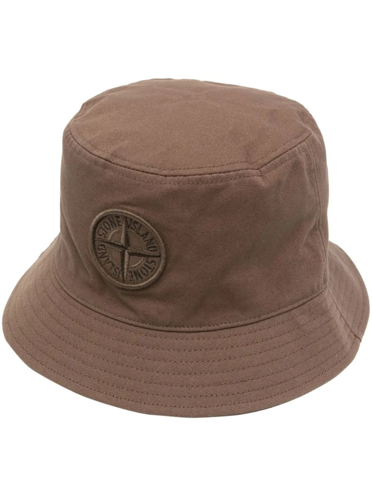 

Stone Island панама с вышитым логотипом, зеленый
