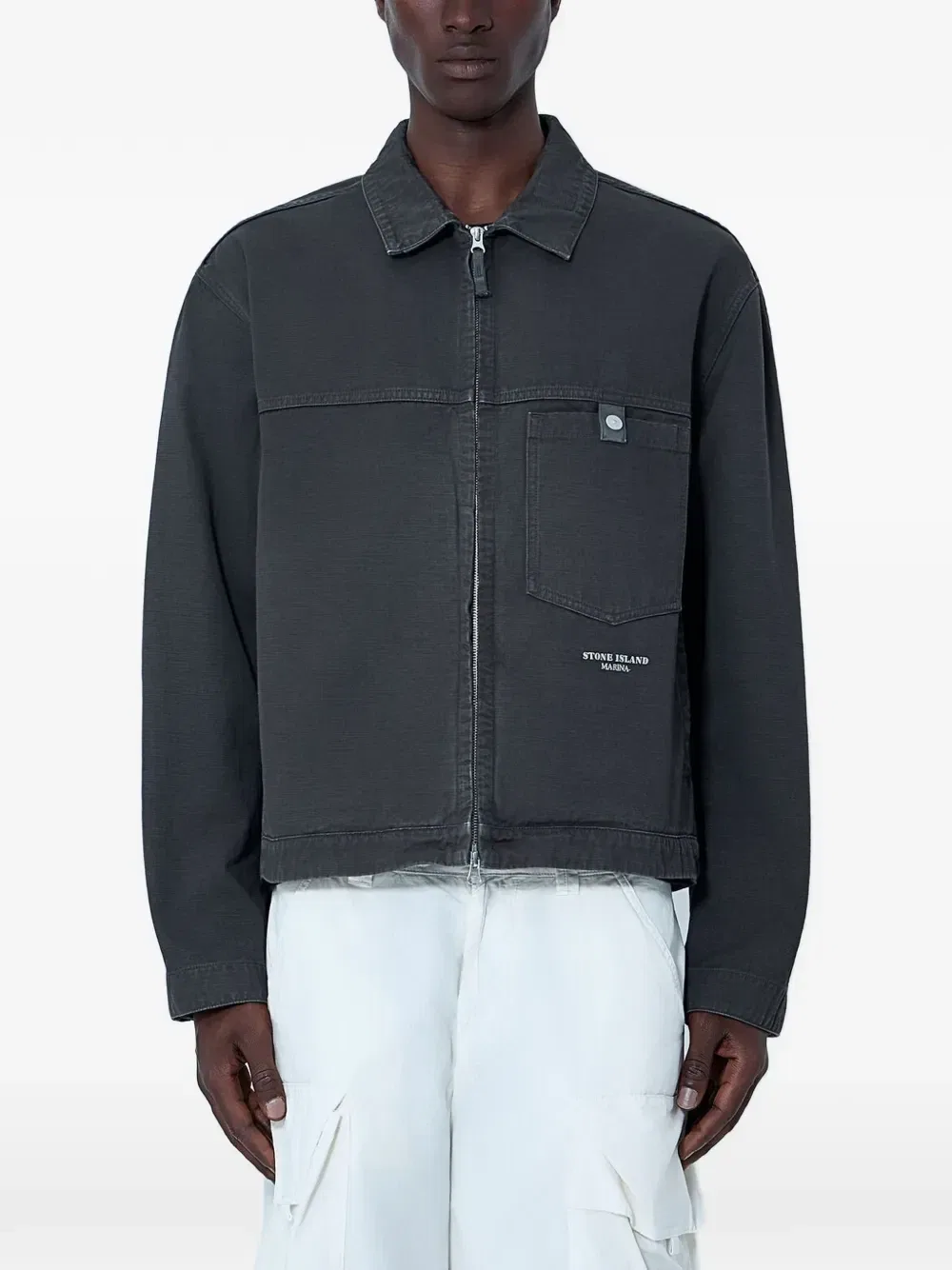 Куртка Marina на молнии Stone Island, серый