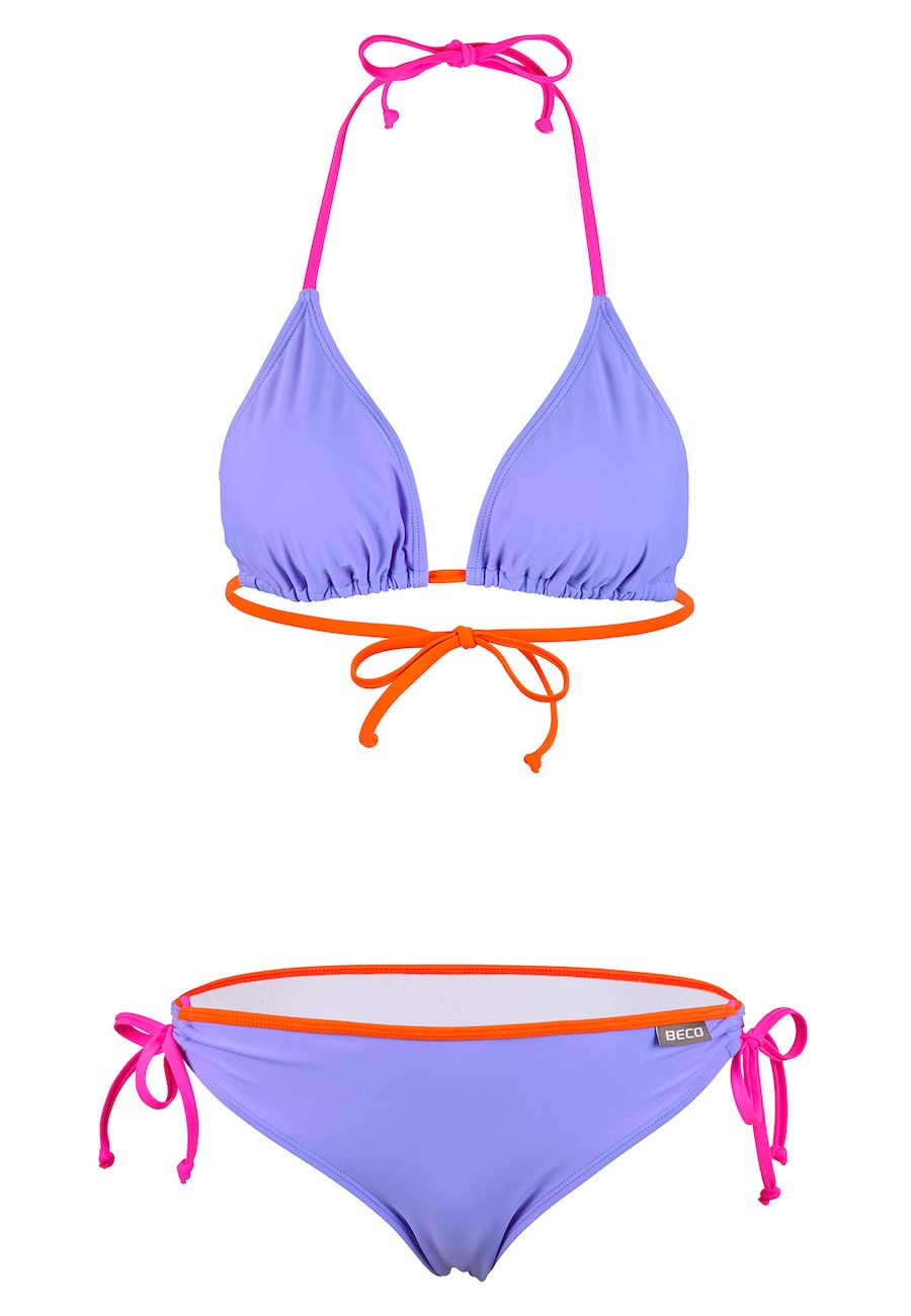 

Треугольное бикини BECO the world of aquasports Colour Block, фиолетовый