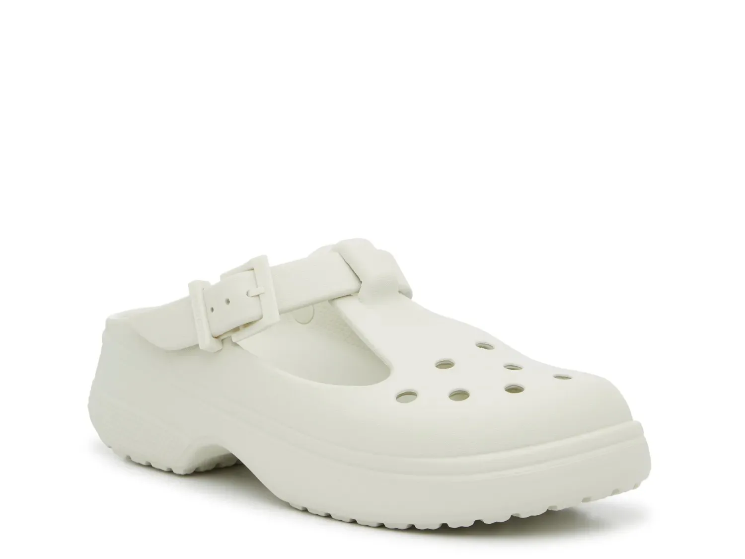Crocs Classic Mary Jane Clog - женские, льняные, цвета слоновой кости