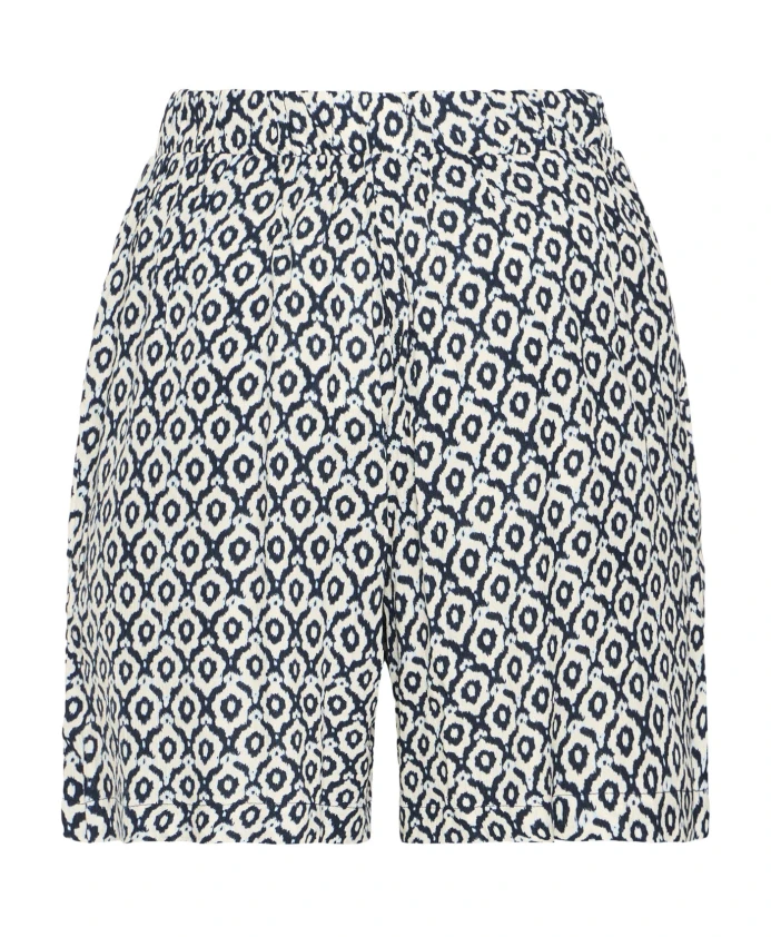 

Икат плитка аоп шорты полное затмение Ichi, мультиколор