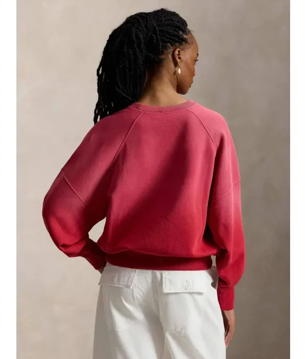 Толстовка relaxed fit Polo Ralph Lauren, красный — фото 3
