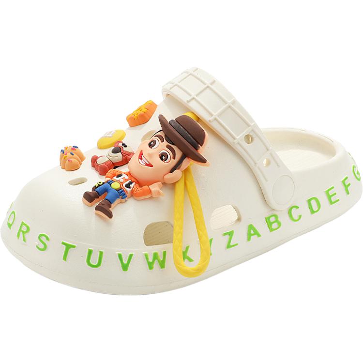 

Нескользящие и дышащие детские сандалии для подростков FIRS Kids, белый/зеленый