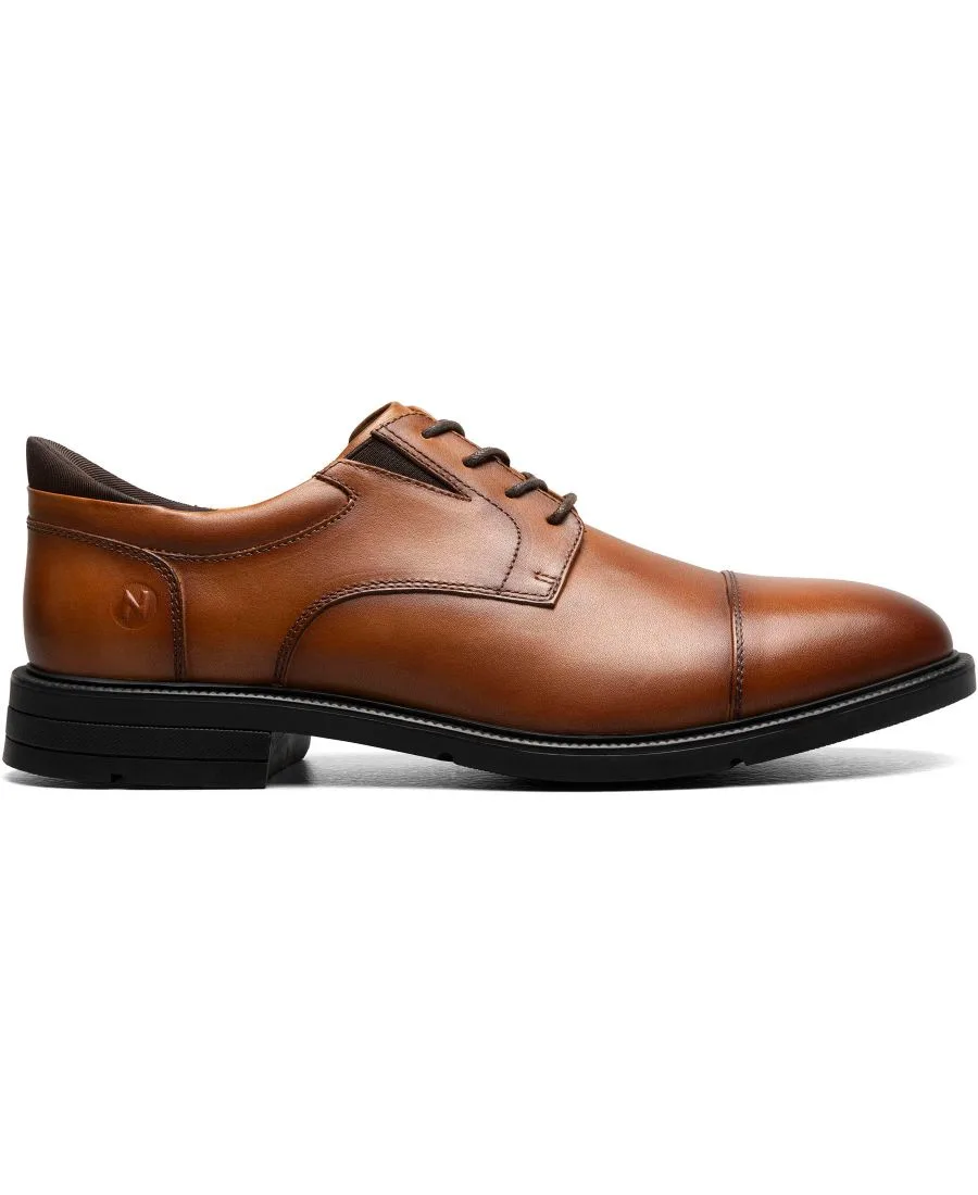 Мужские оксфорды Kore EZ Icon Cap Toe Nunn Bush, Cognac — фото 4