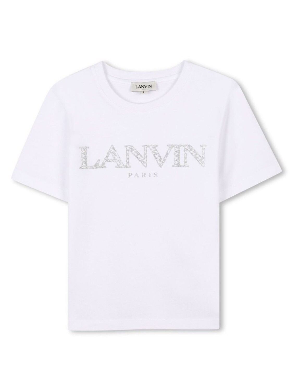 

Lanvin Enfant футболка с логотипом, белый