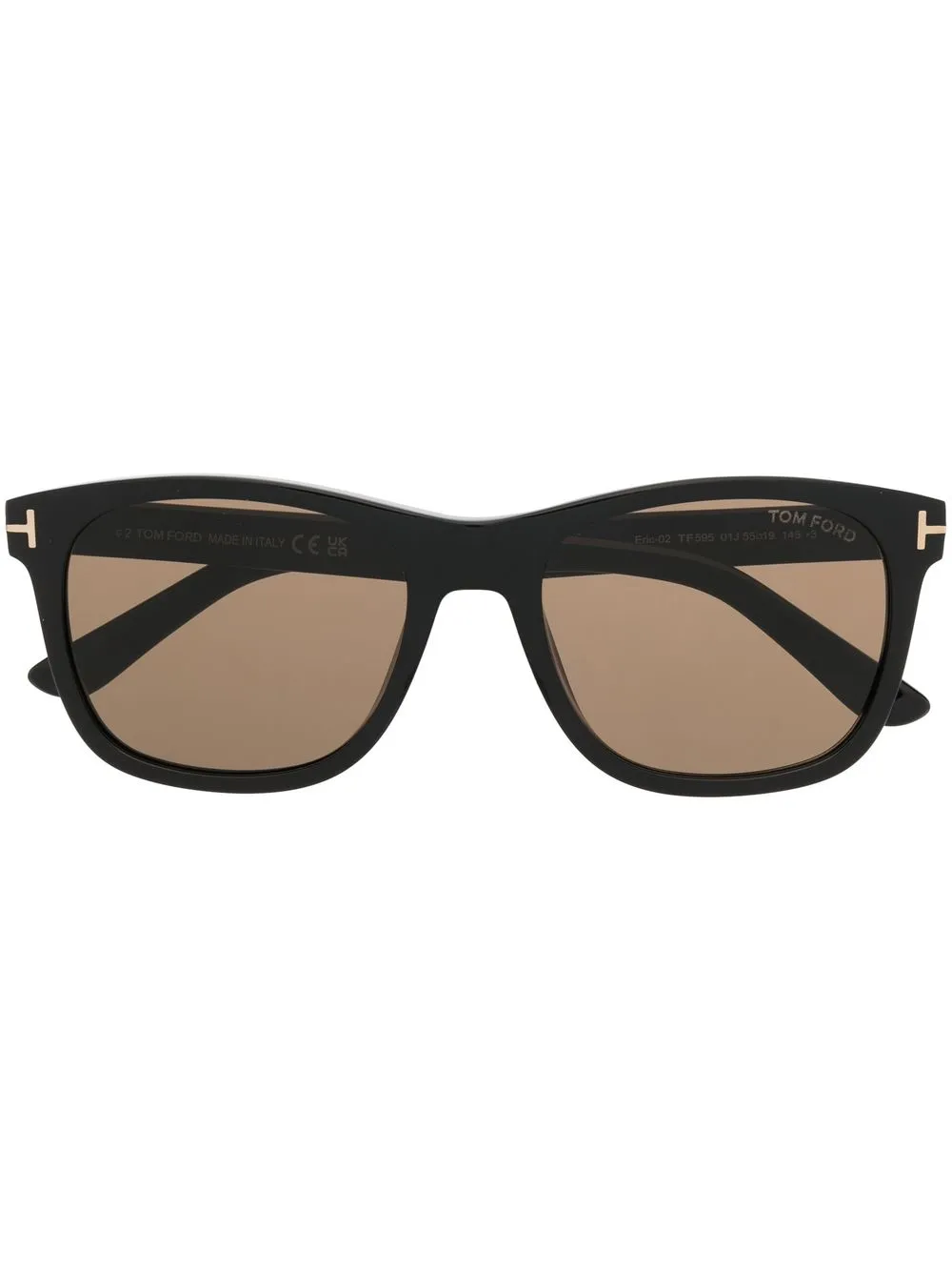 

Солнцезащитные очки трапециевидной формы TOM FORD Eyewear, черный