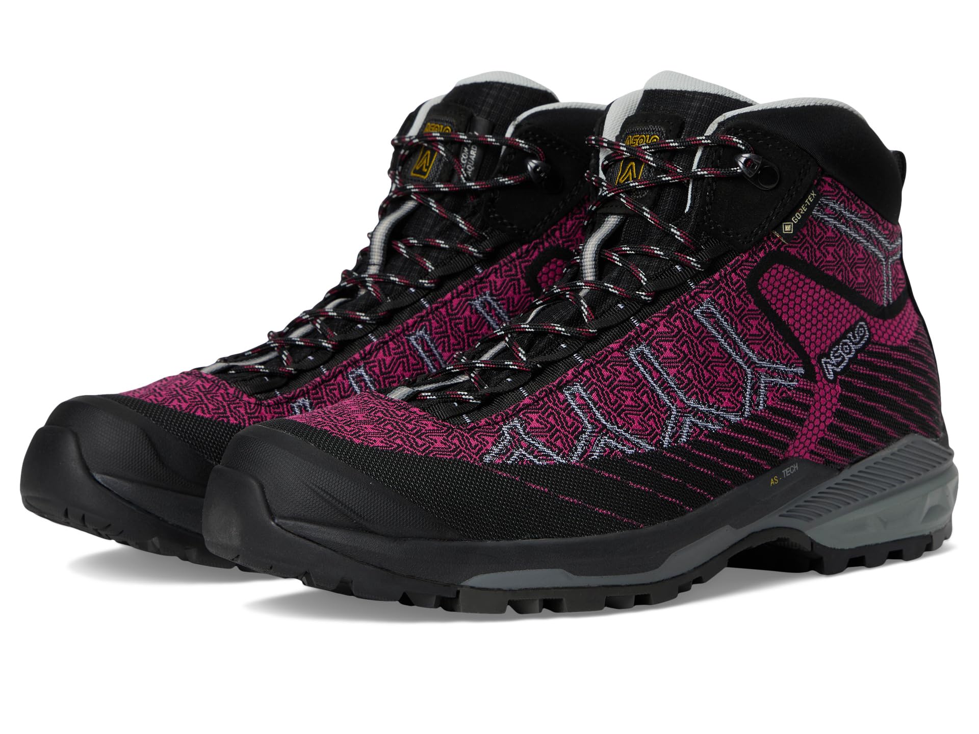 Ботинки Asolo Falcon EVO Jaquard GV, цвет Black/Magenta