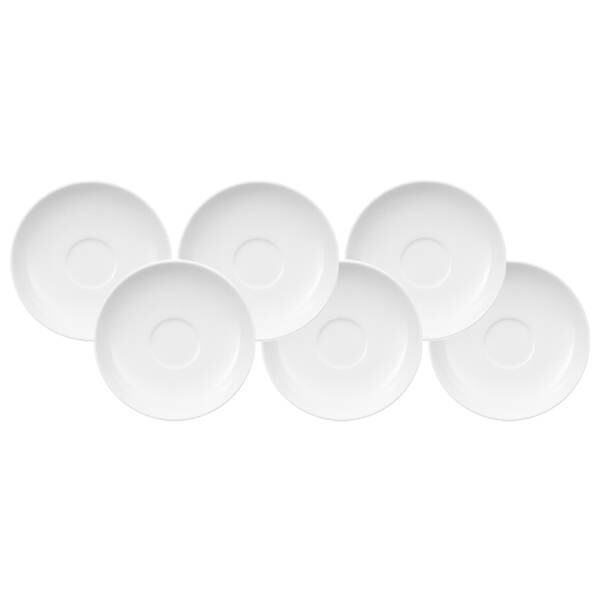

Набор блюдец royal для мокко/эспрессо, 6 шт. Villeroy & Boch, белый