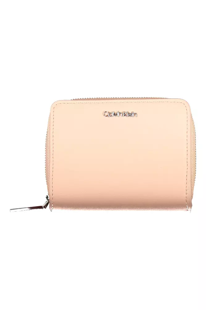 

Розовый полиэтиленовый женский кошелек Calvin Klein