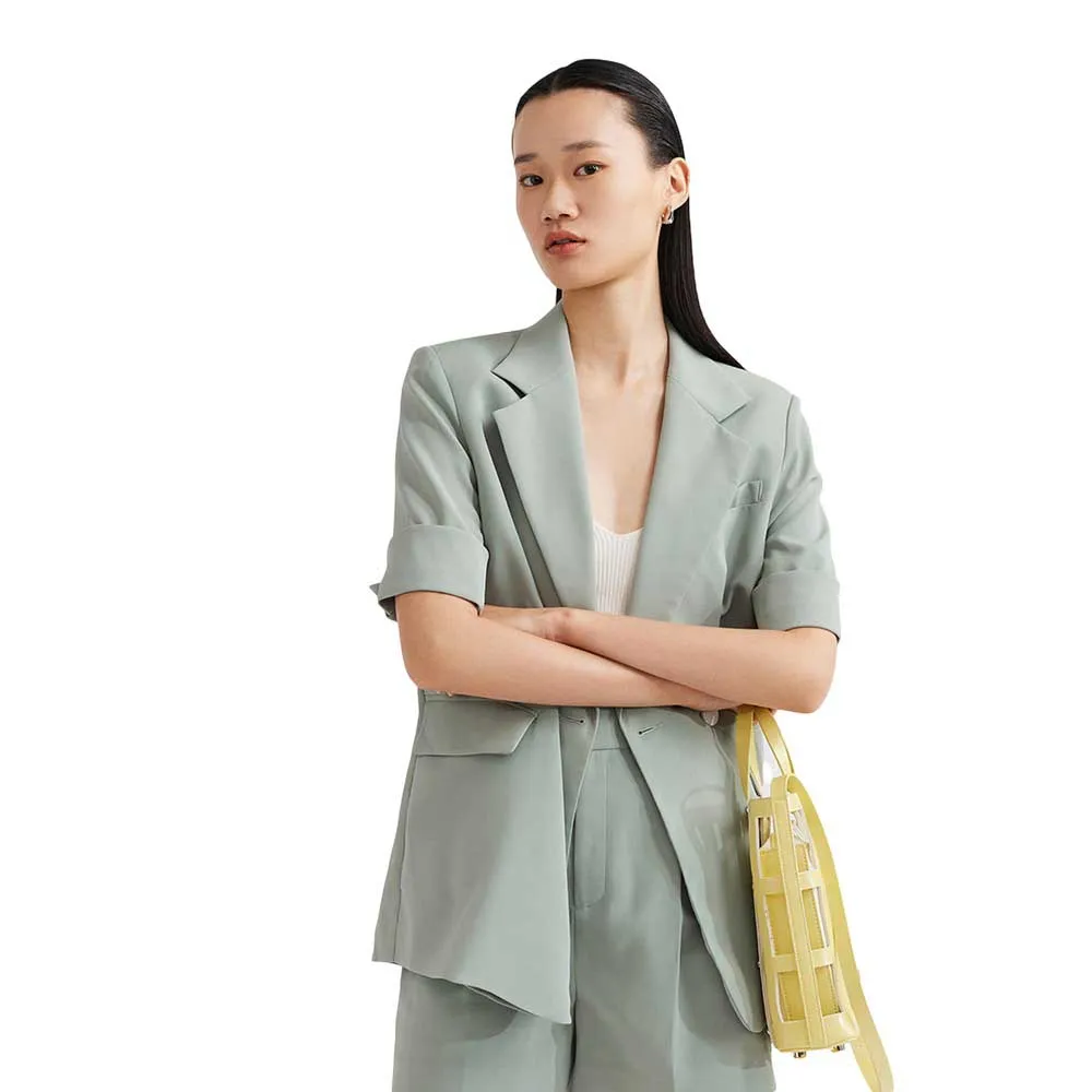 

Блейзер Lily Large Collar, зеленый