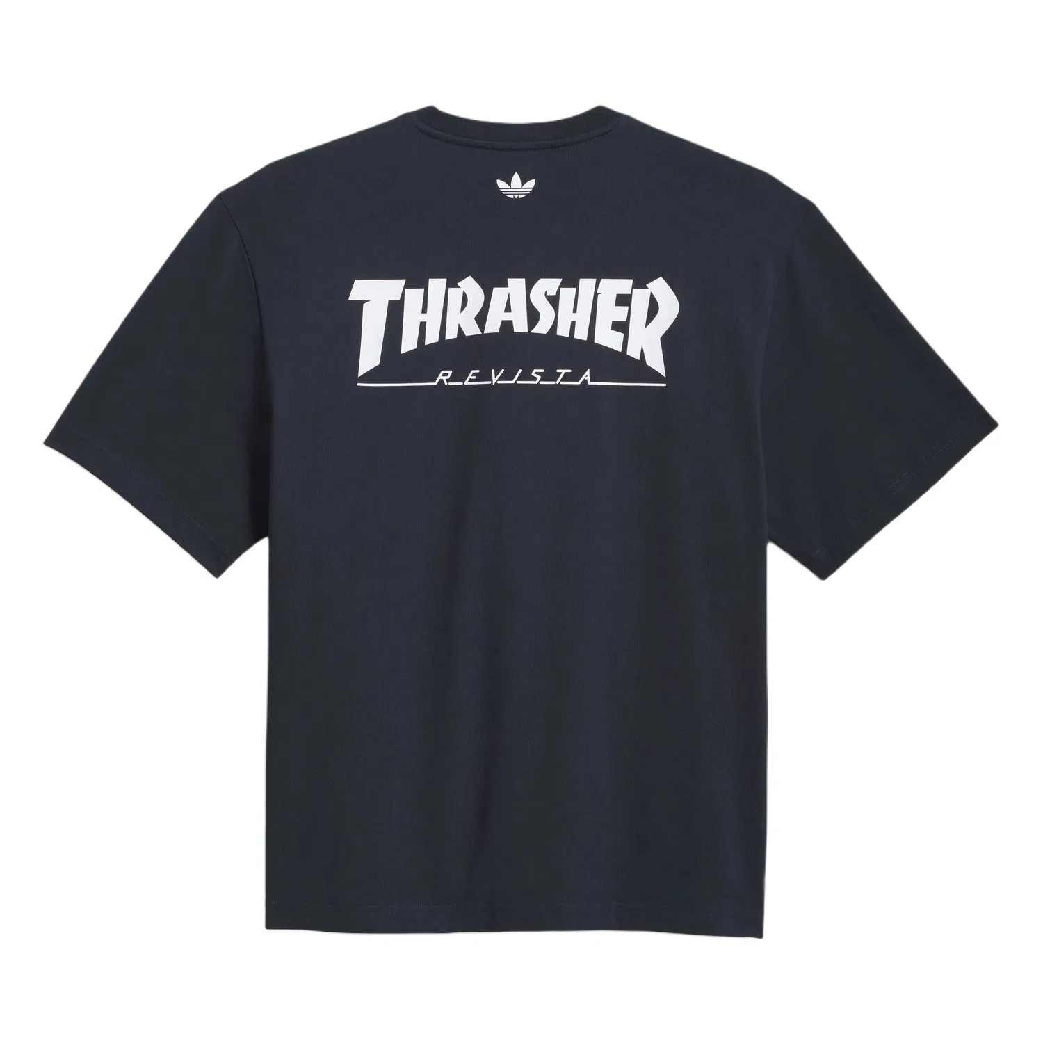 Футболка унисекс Adidas Originals x Thrasher темно-синяя — фото 3