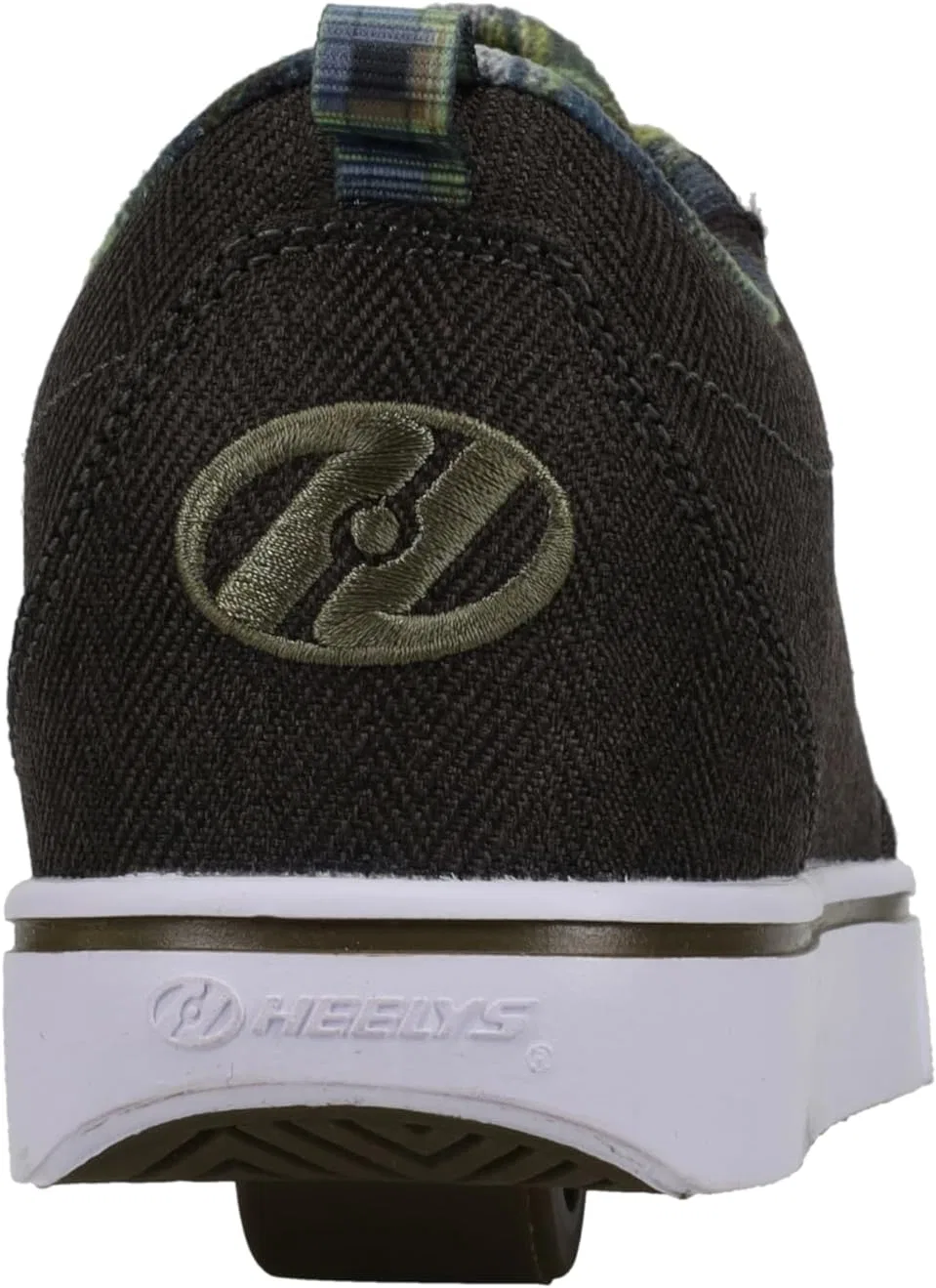 Кроссовки Heelys с колесами, цвет Olive/Plaid — фото 3