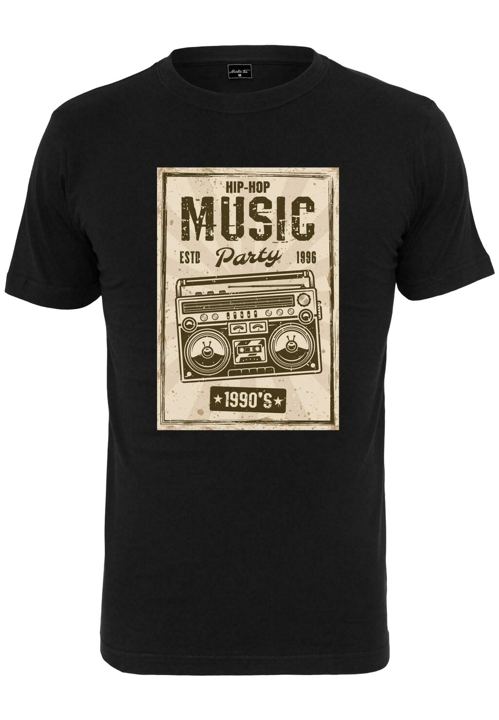 

Футболка с принтом RETRO BOOM Mister Tee, черный