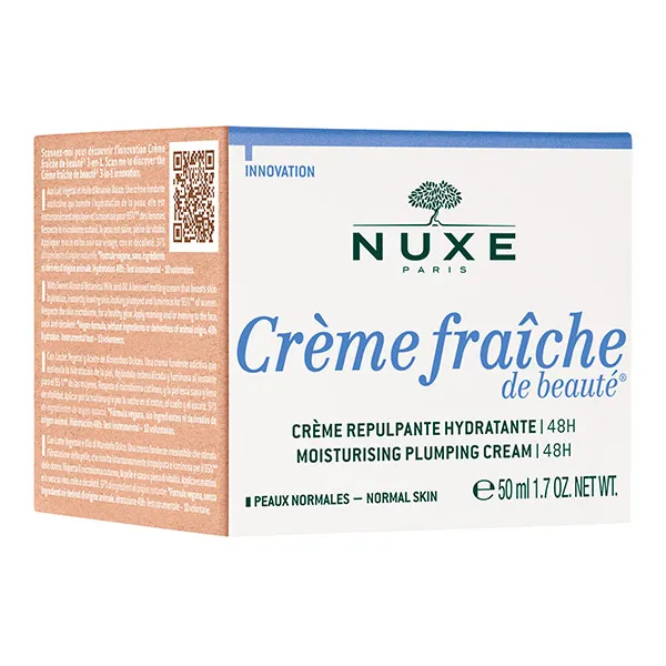 

48-часовой увлажняющий крем для пухлости Crema Repulpante Hidratante Nuxe, 50 ml