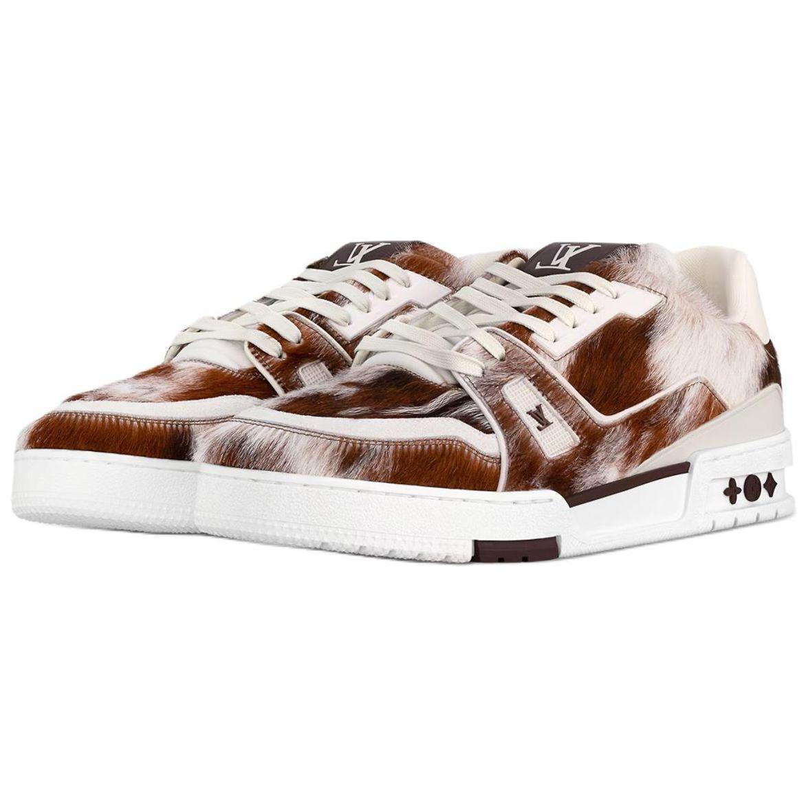 Кроссовки Low-Top для скейтбординга мужские коричневые LOUIS VUITTON — фото 2