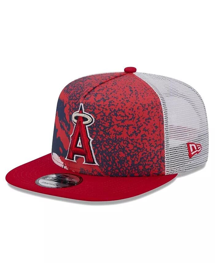 

Мужская красная бейсболка Los Angeles Angels Court Sport 9Fifty Snapback New Era