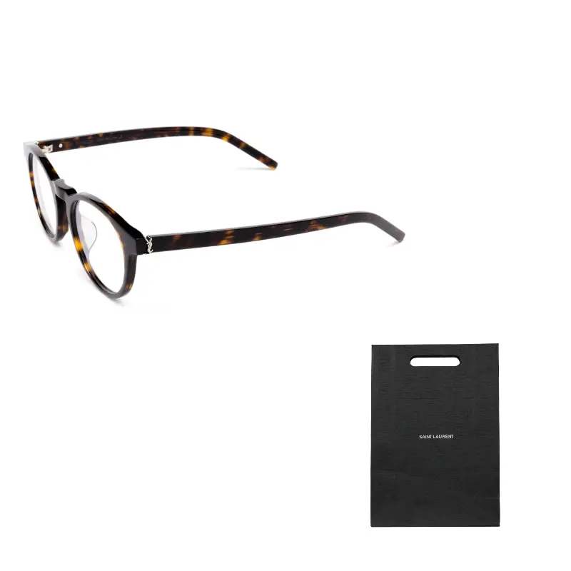 

SAINT LAURENT Очки с круглой оправой, Tortoiseshell