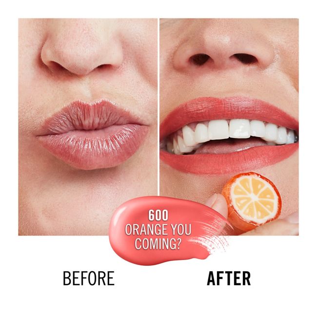 Стойкая жидкая помада Provocalips Rimmel, цвет 600 orange you coming?, 2,3 мл + 1,6 мл — фото 2