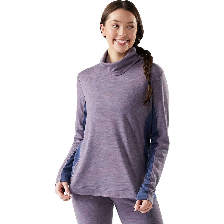 

Термофутболка Smartwool Classic Thermal Merino Mock Neck Smartwool, Chalk Violet Heather