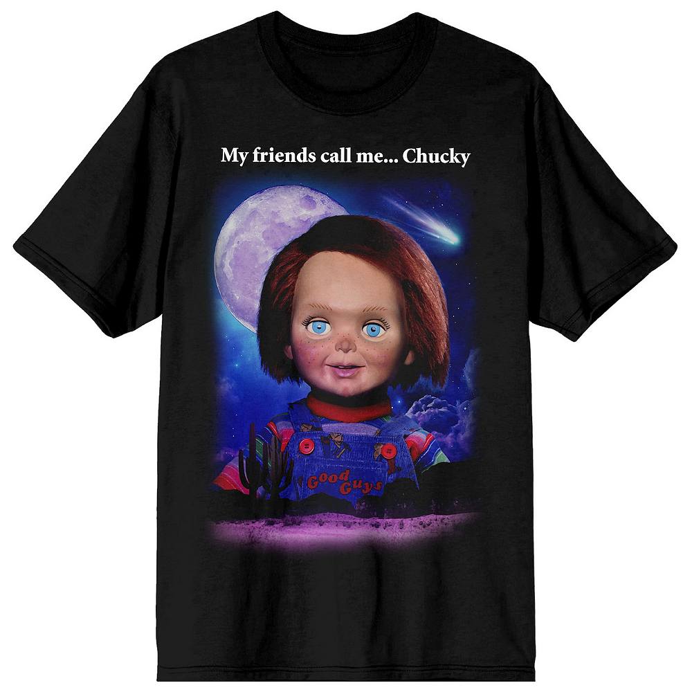 

Детская футболка с рисунком Chucky «Мои друзья зовут меня Чаки» Licensed Character, черный