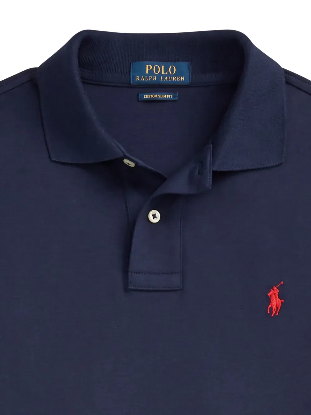Рубашка-поло с длинными рукавами и логотипом Polo Ralph Lauren, синий — фото 2