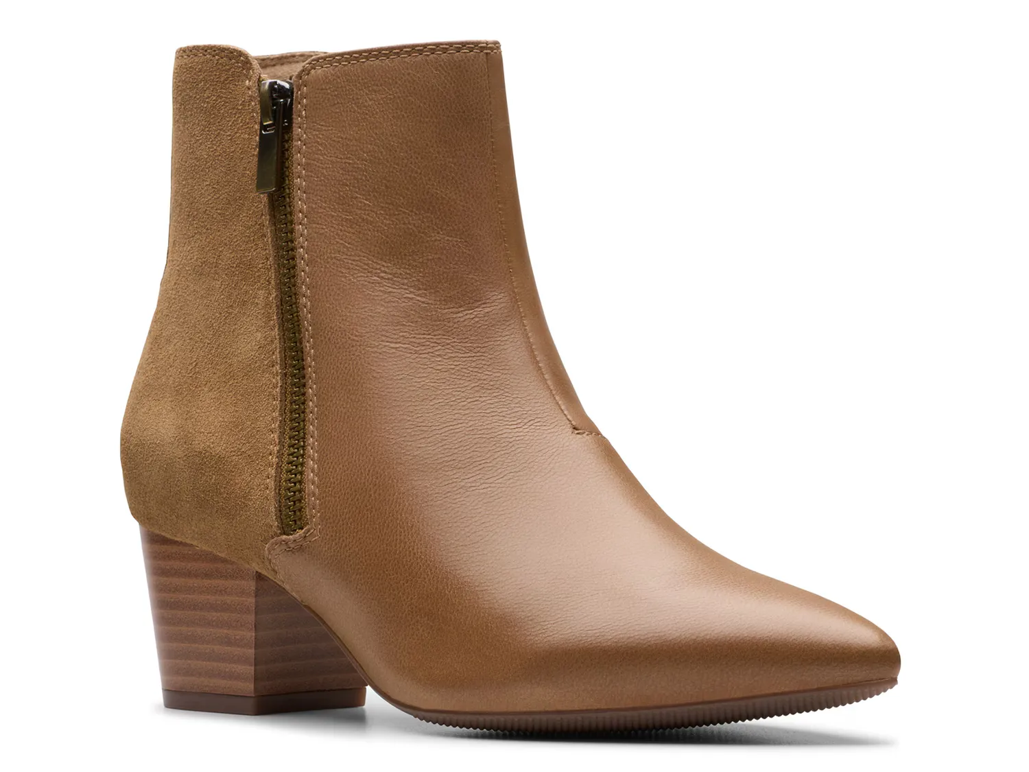 

Ботильоны Ellanie Vibe Bootie Clarks, серо-коричневый