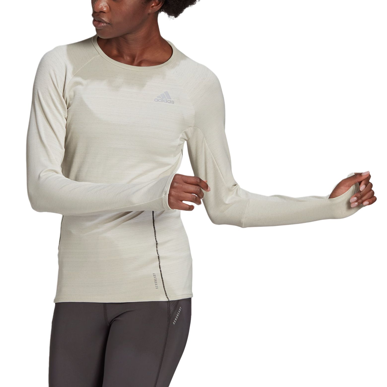 

Adidas Футболка Runner Aeroready женская зеленая, Зеленый, Adidas Футболка Runner Aeroready женская зеленая