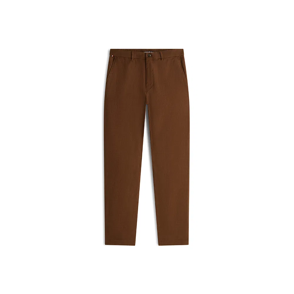 Мужские брюки Denton Sorona Linen Blend коричневые от Tommy Hilfiger — фото 2