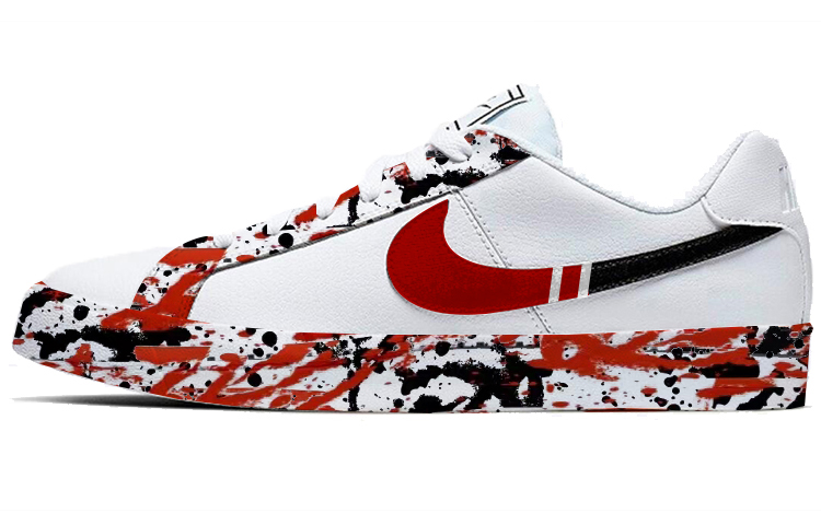 

Кроссовки Nike Court Royale Skateboarding Shoes Unisex Low-top Red/Black/White, белый