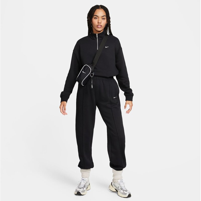 Рубашка спортивная свободного покроя с молнией 1/4 из флиса Nike, мультиколор — фото 3