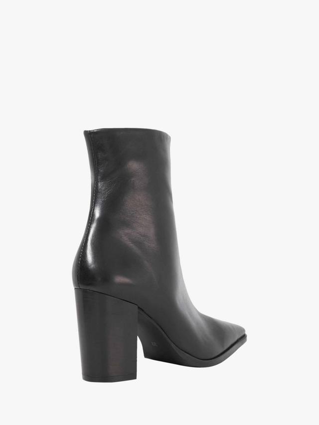 Patently Leather ботинки до щиколотки с квадратным носком и высоким квадратным каблуком Dune London, Black — фото 4