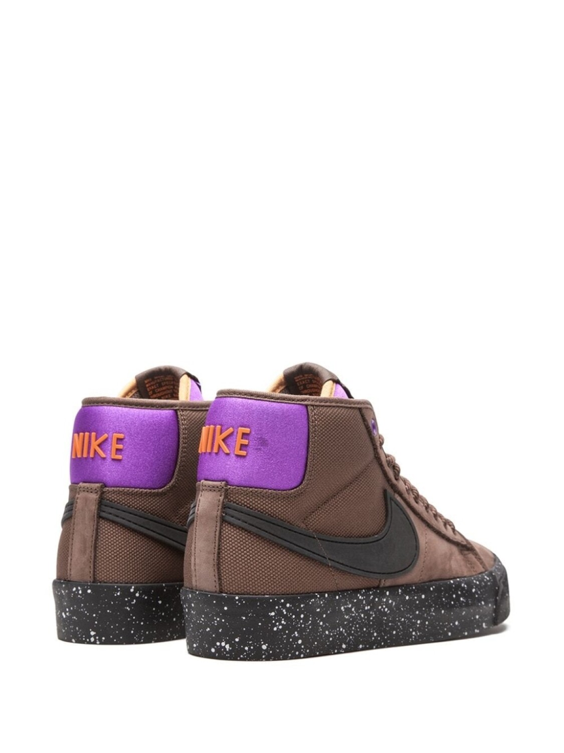 Кеды SB Zoom Blazer Mid Nike, коричневый — фото 3