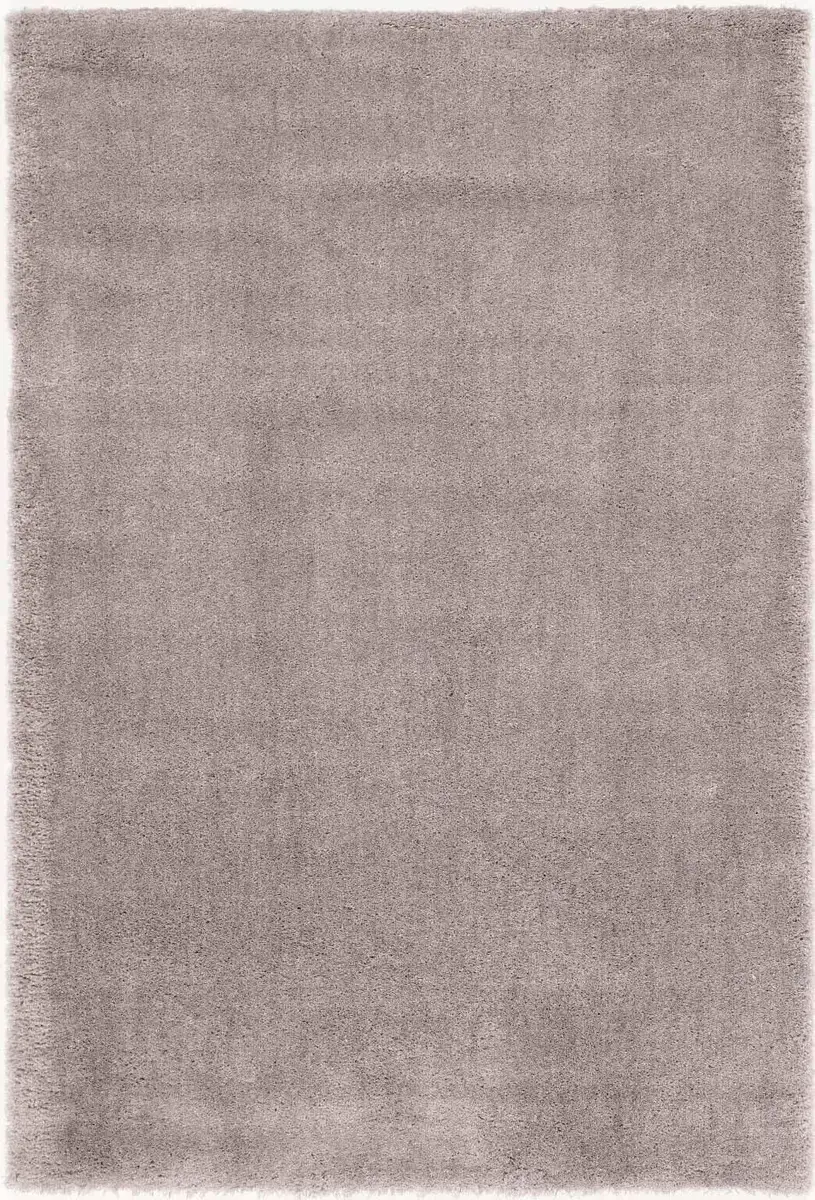 

OCI THE CARPET BRAND Ковер с высоким ворсом "Royal Uni", прямоугольный, особенно мягкий благодаря микроволокну, гостиная OCI Die Teppichmarke 65х130 см, серый